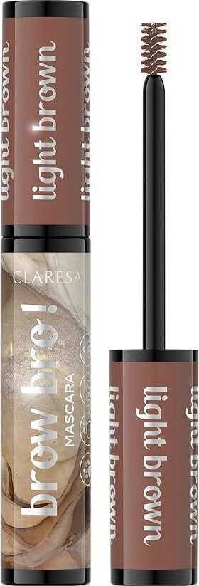 Claresa Brow Bro! Blakstienų tušas 01 šviesiai rudas, 8 ml