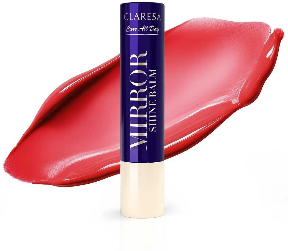 Claresa „Care All Day Mirror Shine“ lūpų blizgis „Queen of Hearts“ 3 g.
