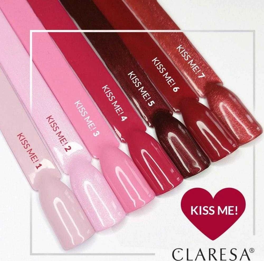 Activeshop Gelinis nagų lakas Claresa Soak Off Kiss Me! Nr.2 rožinis, 5 g