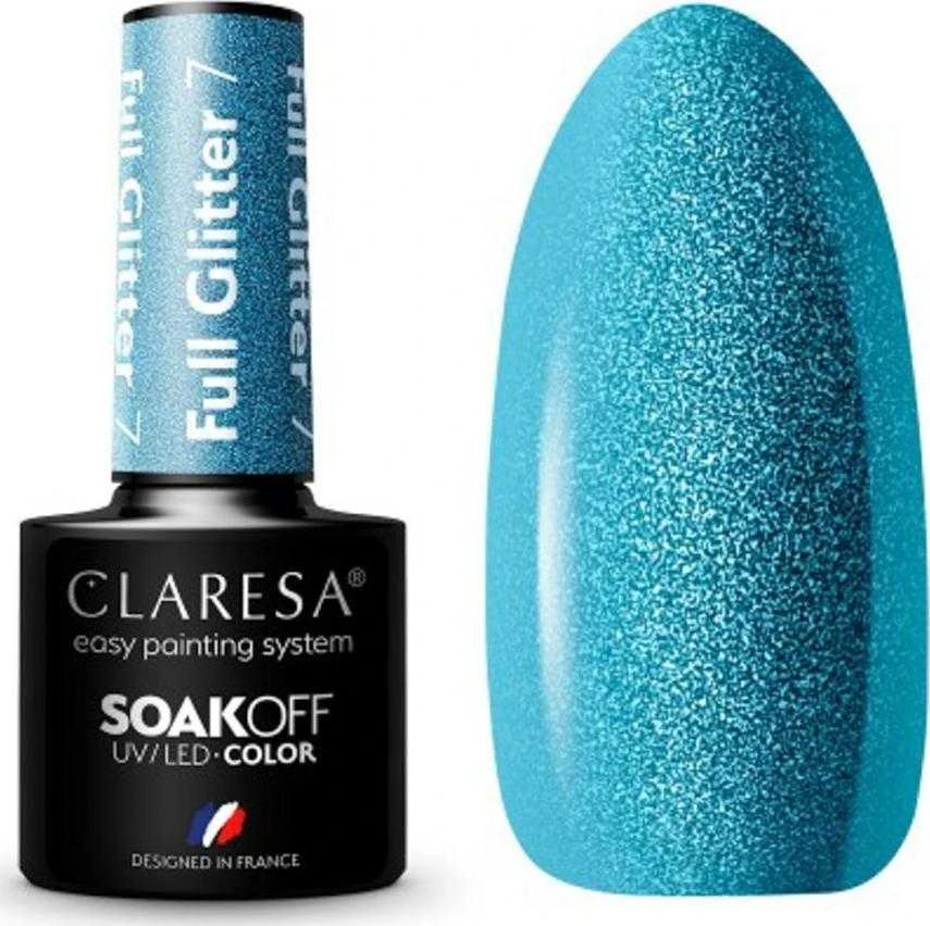Activeshop CLARESA hibridinis lakas FULL GLITTER 7 -5g