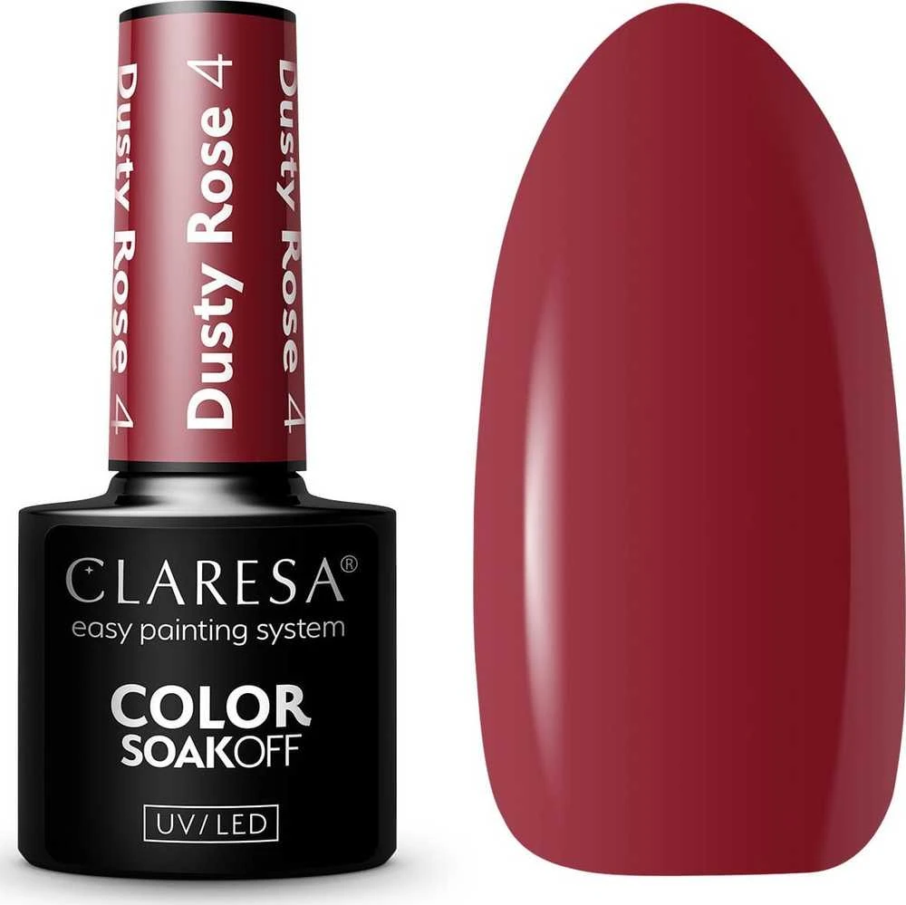 Activeshop Claresa Soak Off UV/LED Dusty Rose 4, 5 g