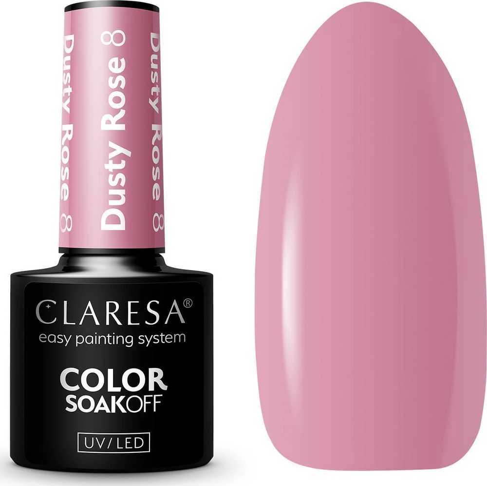 Activeshop Claresa Soak Off UV/LED Dusty Rose 8, 5 g