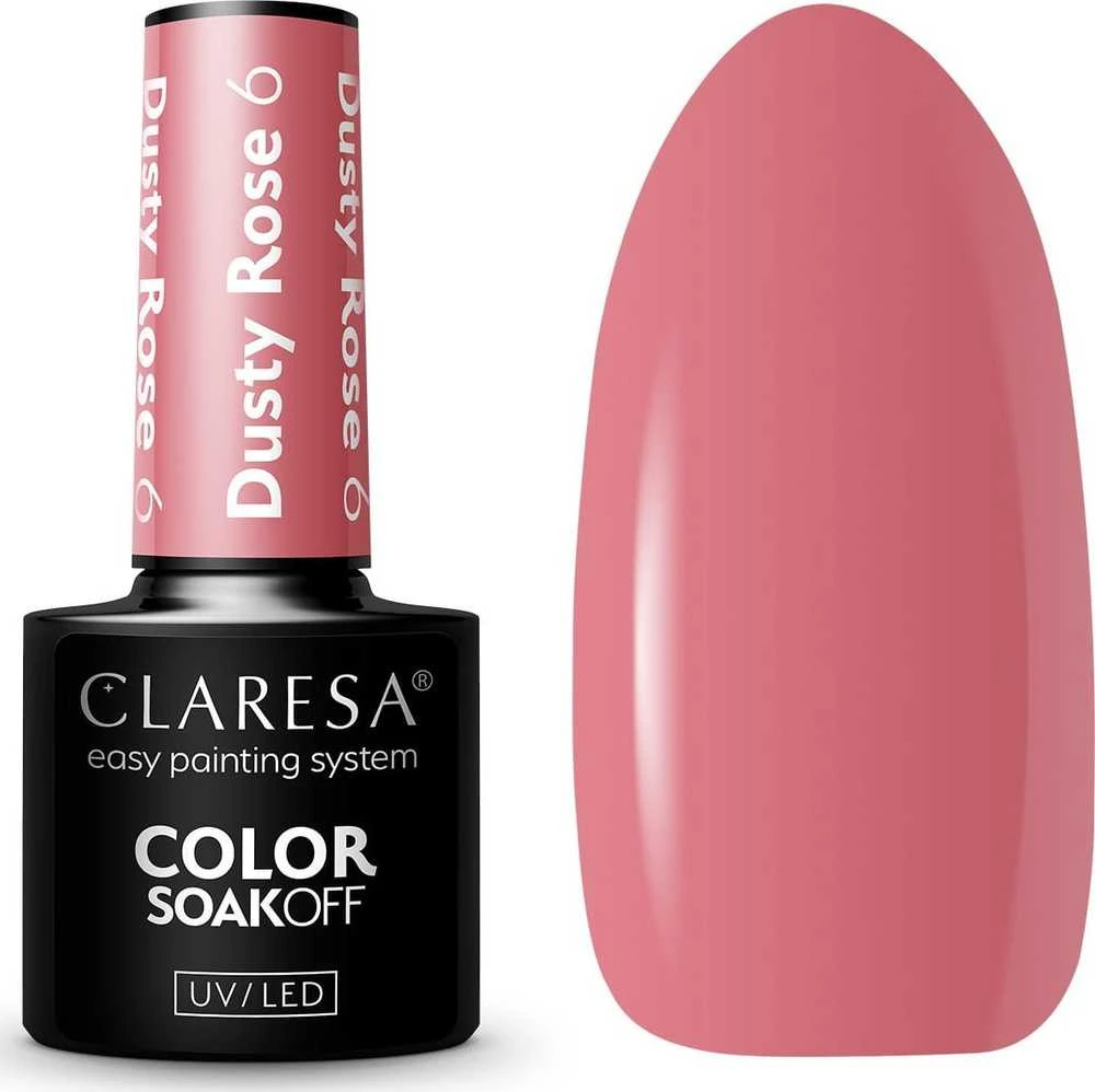 Activeshop Claresa Soak Off UV/LED Dusty Rose 6, 5 g