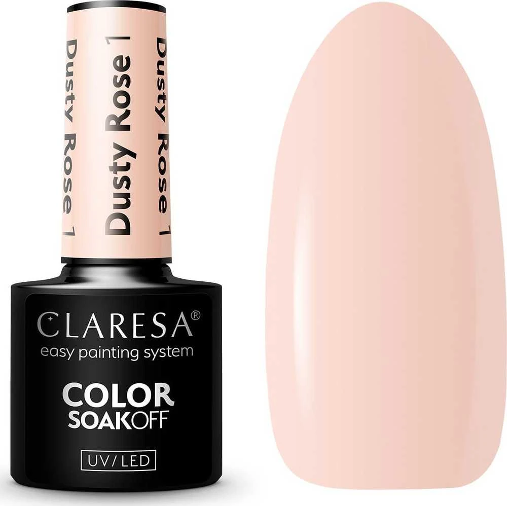 Activeshop Claresa Soak Off UV/LED Dusty Rose 1, 5 g