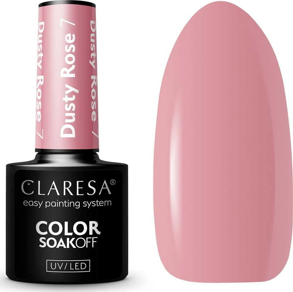 Activeshop Claresa Soak Off UV/LED Dusty Rose 7, 5 g