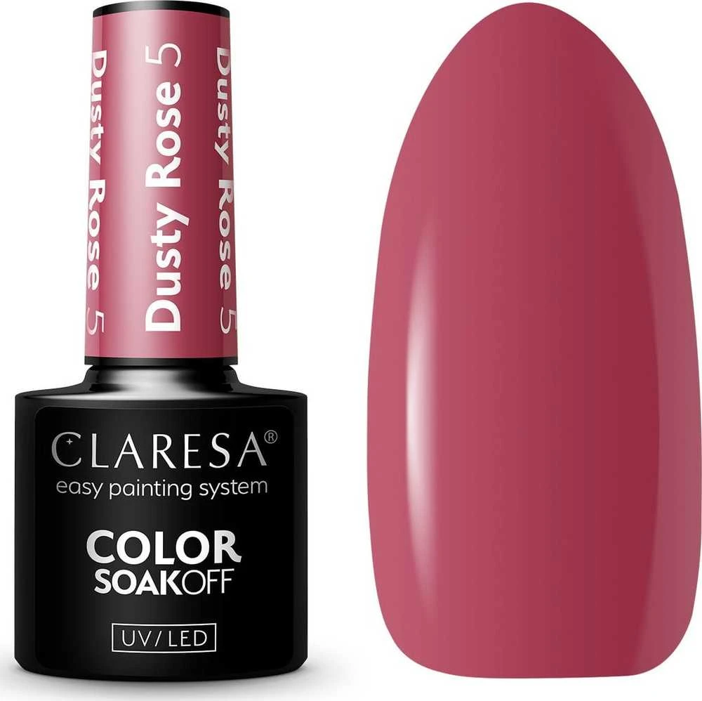 Activeshop Claresa Soak Off UV/LED Dusty Rose 5, 5 g