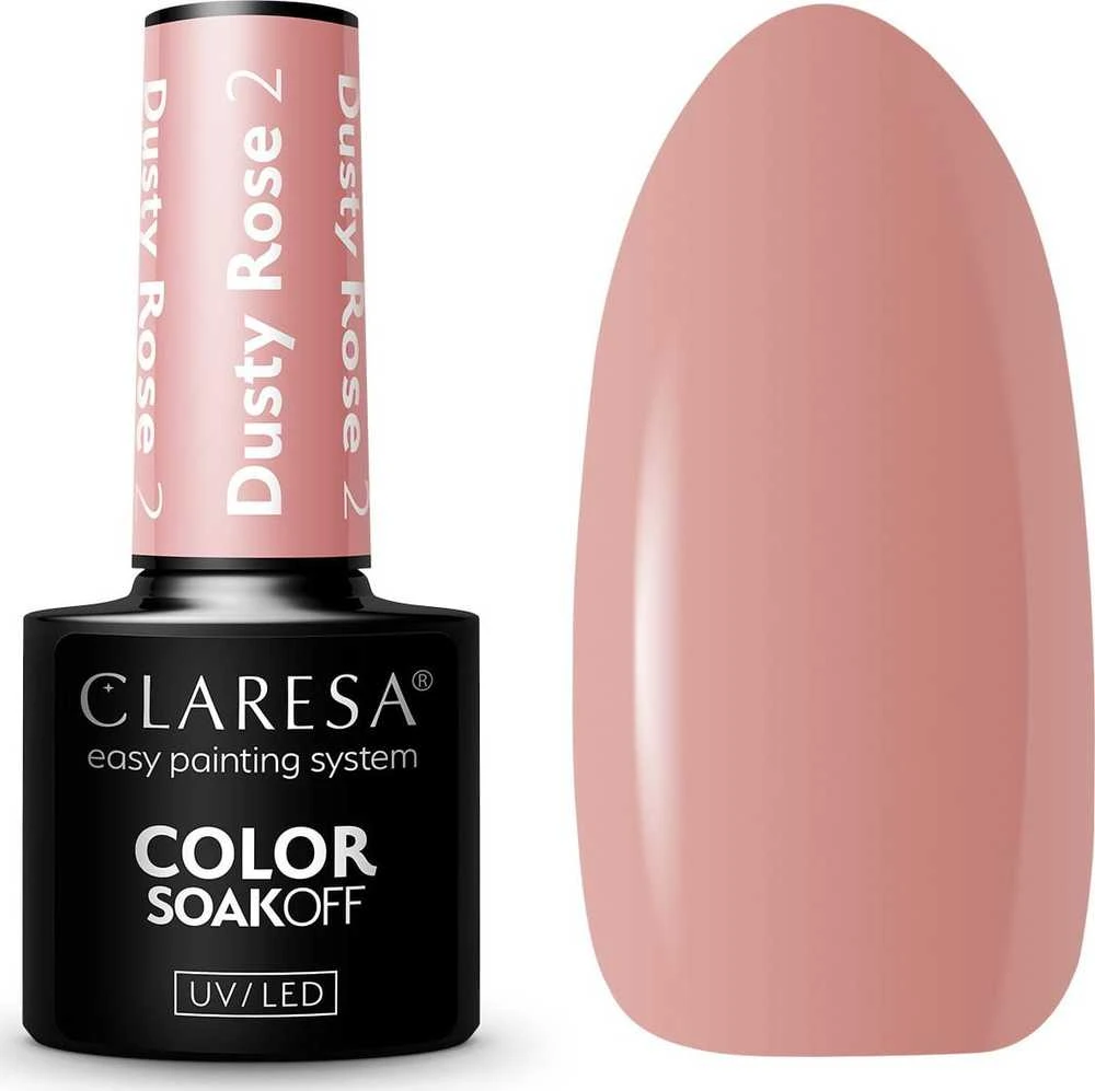 Activeshop Claresa Soak Off UV/LED Dusty Rose 2, 5 g