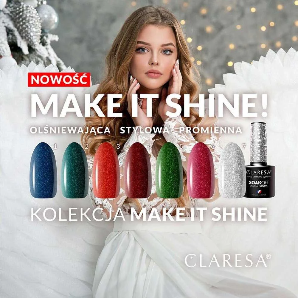 Activeshop Claresa Soak Off UV/LED Priversk ją spindėti! 1,5 g