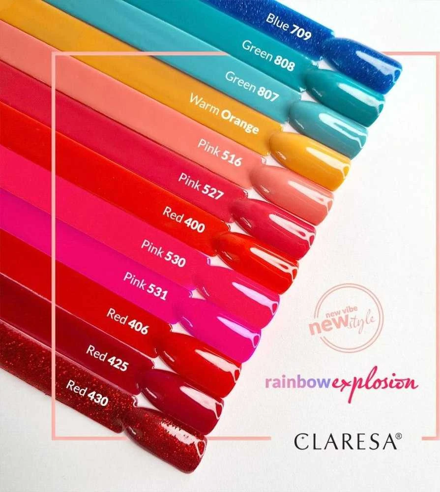 Activeshop Claresa Soak Off UV/LED Raudona 425, 5 g