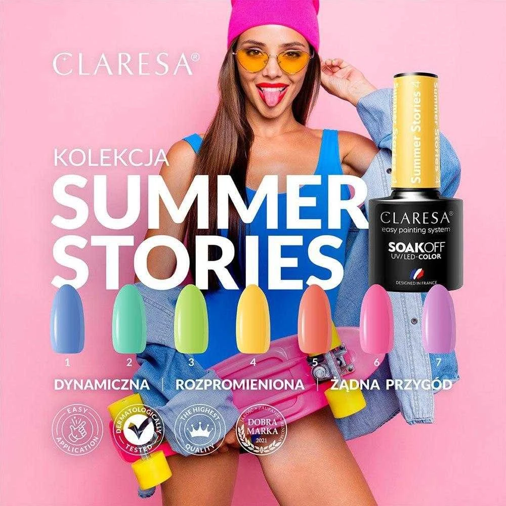 Activeshop Ilgalaikis hibridinis nagų lakas Claresa celebration3, 5g.