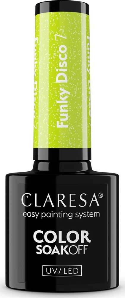 Claresa Soak Off UV/LED Funky Disco 7, 5 g