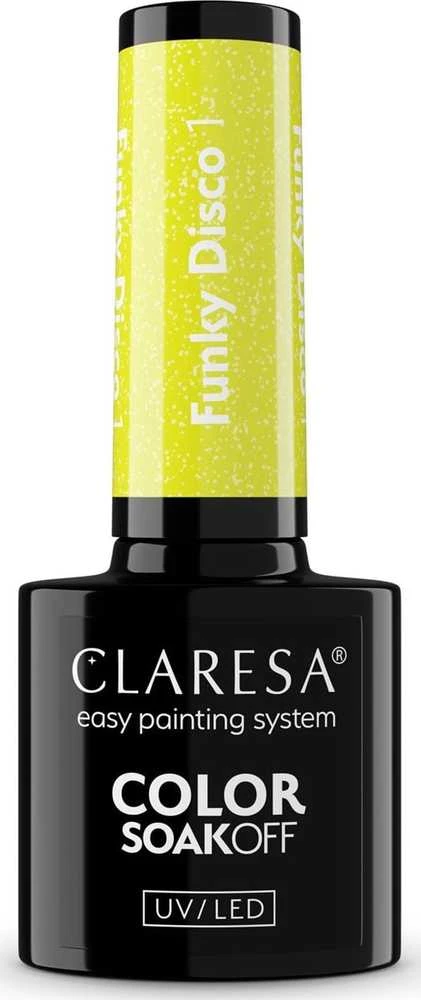 Claresa Soak Off UV/LED Funky Disco 1, 5 g