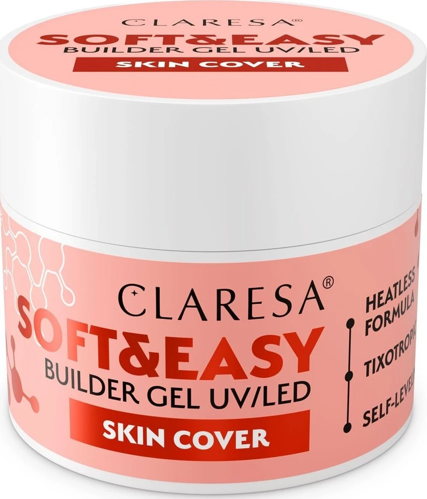 CLARESA N Soft&Easy Builder Skin Cover nagų gelis 90g