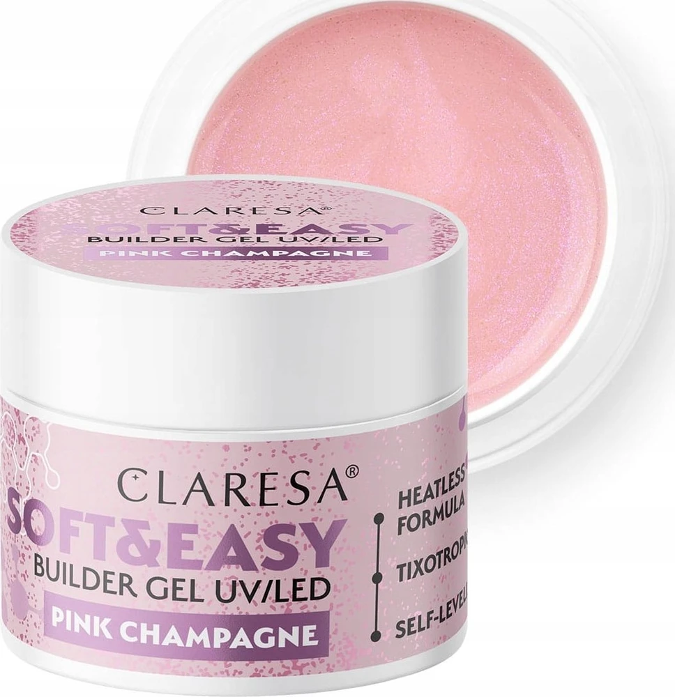 Activeshop Statybinis gelis Claresa Soft&Easy gel blinking pink, 12 g