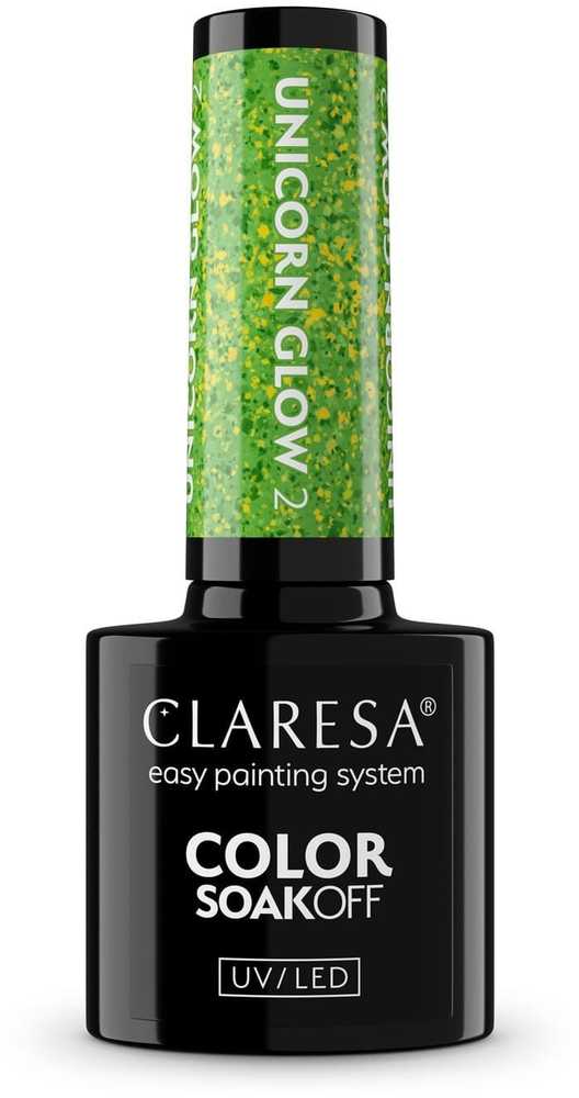 CLARESA N Hibridinis nagų lakas Unicorn Glow 02 5 g