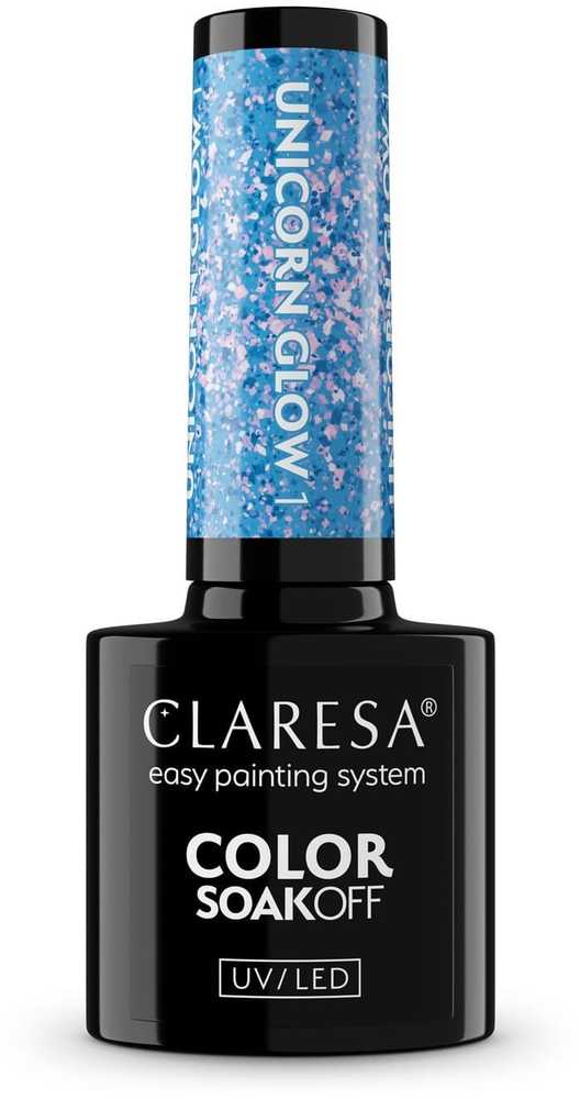 CLARESA N Hibridinis nagų lakas Unicorn Glow 01 5 g