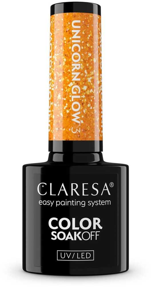CLARESA N Hibridinis nagų lakas Unicorn Glow 03 5 g