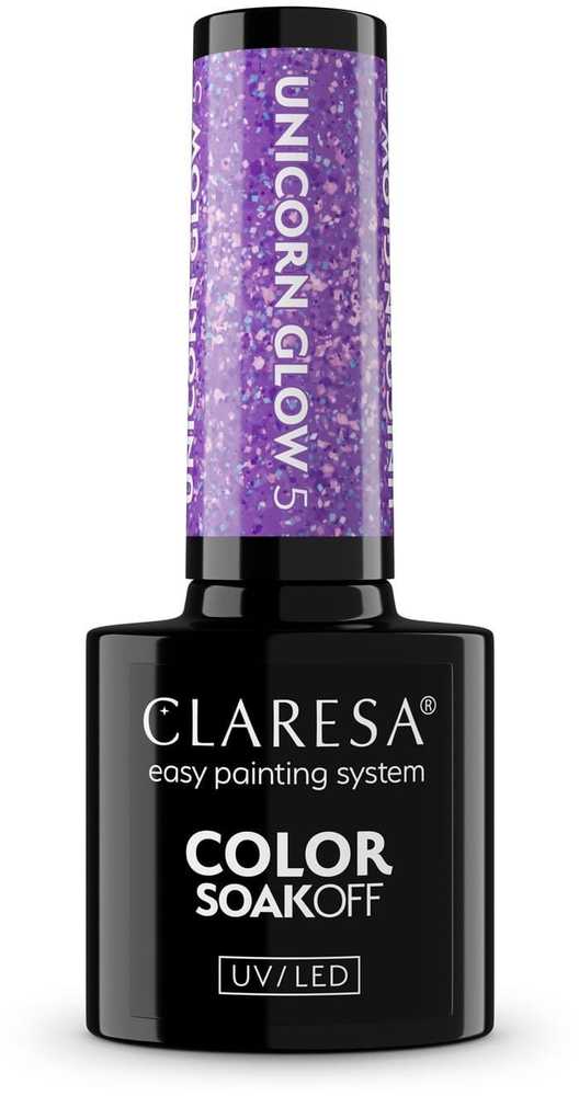 CLARESA N Hibridinis nagų lakas Unicorn Glow 05 5 g