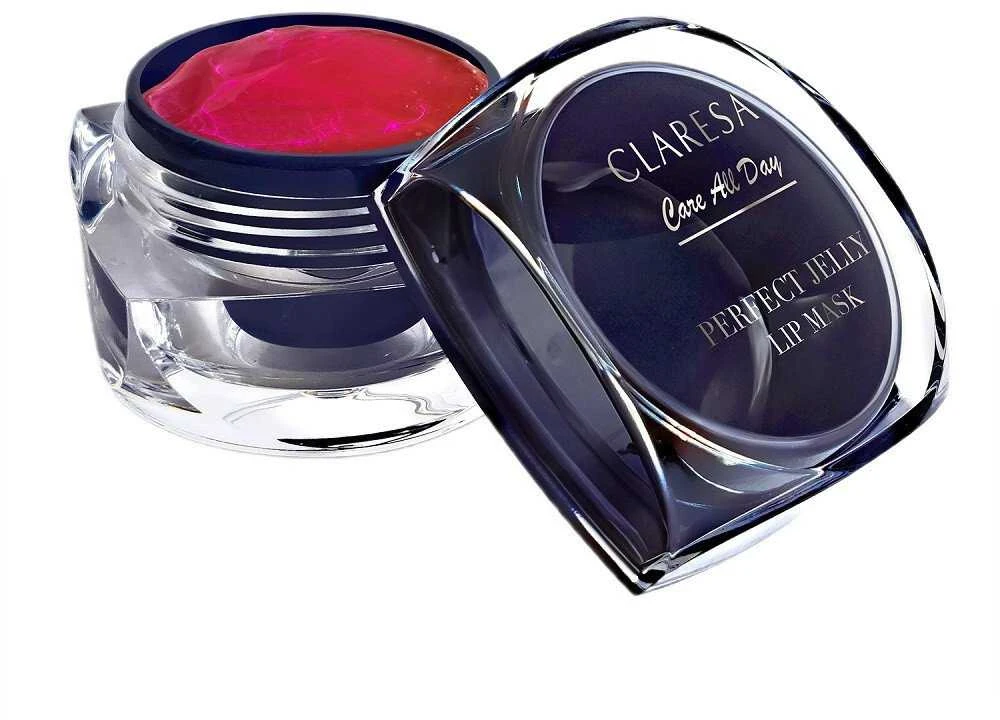 Claresa „Care All Day Perfect Jelly Lip Mask“ intensyviai regeneruojanti gelinė lūpų kaukė „Vanilla Cherry“ 8 g