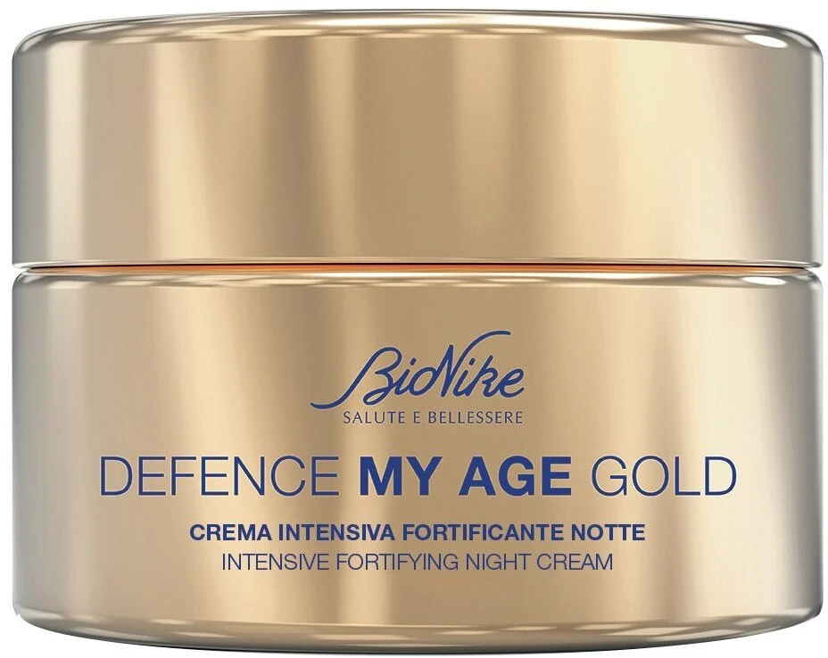 BioNike Defence My Age Gold Firming Revitalising Night Kreminis For Face, 50 ml