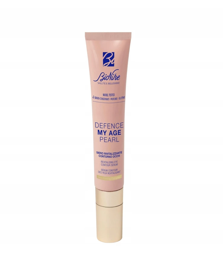 BioNike Defence My Age Pearl Anti-Ageing Anti-Wrinkle Firming & Revitalising Day & Night Eye Serum, 15 ml