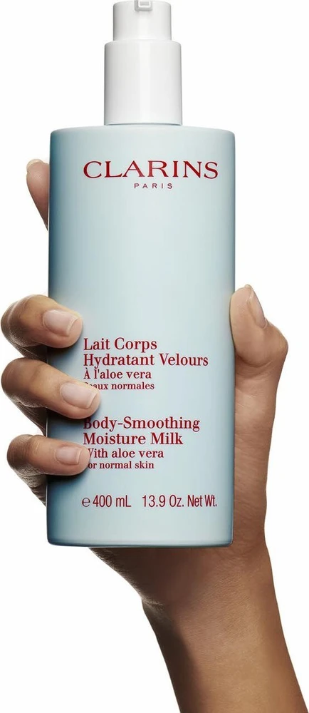 „Clarins“ kūno lyginamasis drėkinamasis pienelis, 400 ml