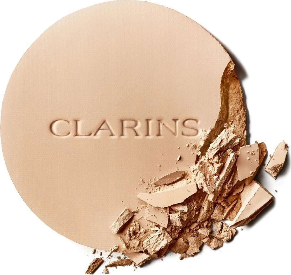 „Clarins Ever Matte“ matinio paviršiaus kompaktiška pudra, 03 šviesiai vidutinė, 10 g