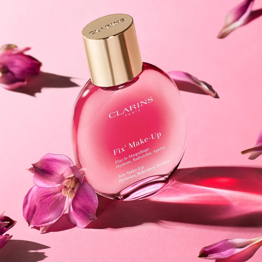 „Clarins“ lengvos fiksacijos makiažo purškiklis („Fix´ Make-up“), 50 ml