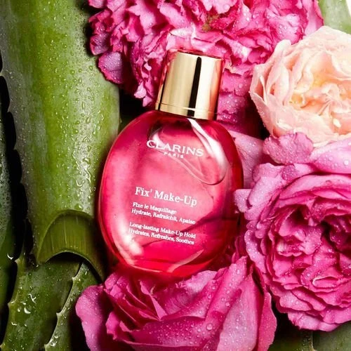 „Clarins“ lengvos fiksacijos makiažo purškiklis („Fix´ Make-up“), 50 ml