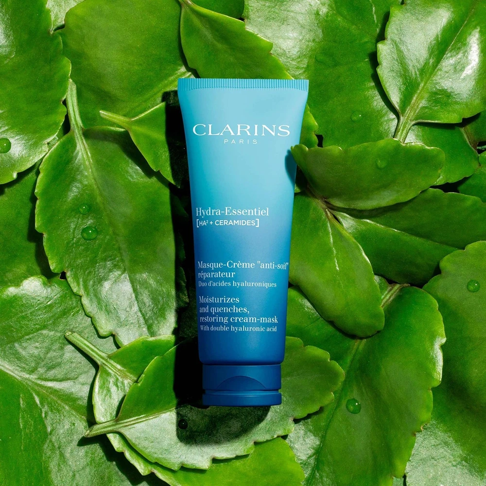 Clarins Hydra-Essentiel Restoring Kreminis-Mask drėkinanti veido kaukė, 75 ml