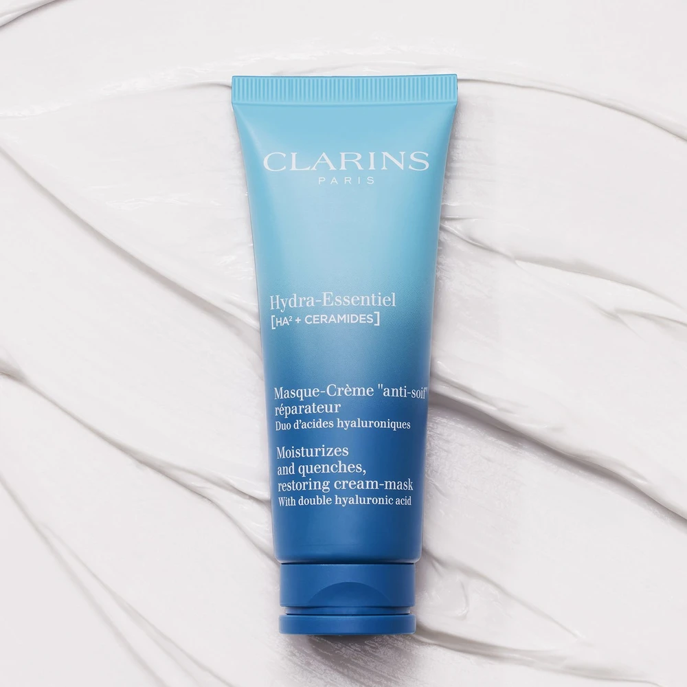 Clarins Hydra-Essentiel Restoring Kreminis-Mask drėkinanti veido kaukė, 75 ml