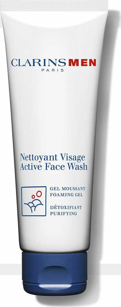 "Clarins" valomasis putojantis gelis vyrams vyrams ("Active Face Wash") 125 ml
