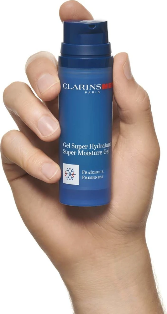 Clarins Drėkinamasis gelis vyrams Vyrai (Super Moisture Gel) 50 ml