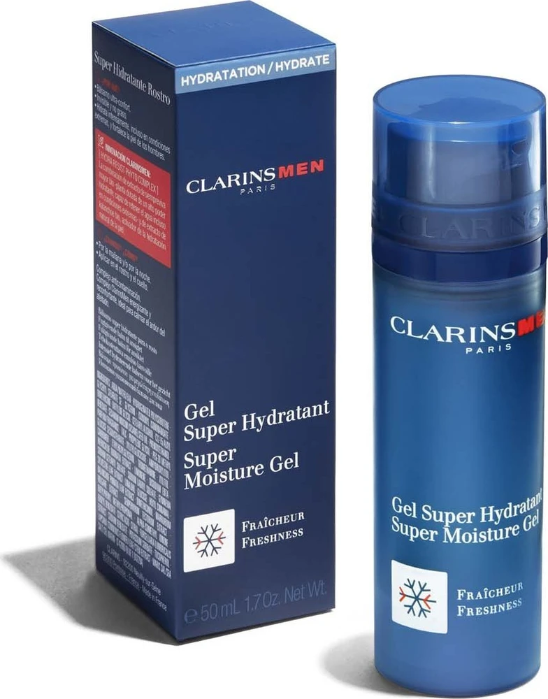 Clarins Drėkinamasis gelis vyrams Vyrai (Super Moisture Gel) 50 ml