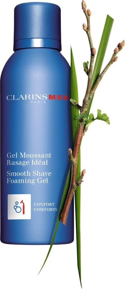 Clarins Men Smooth Shave Foaming Gel putojantis skutimosi gelis vyrams, 150 ml