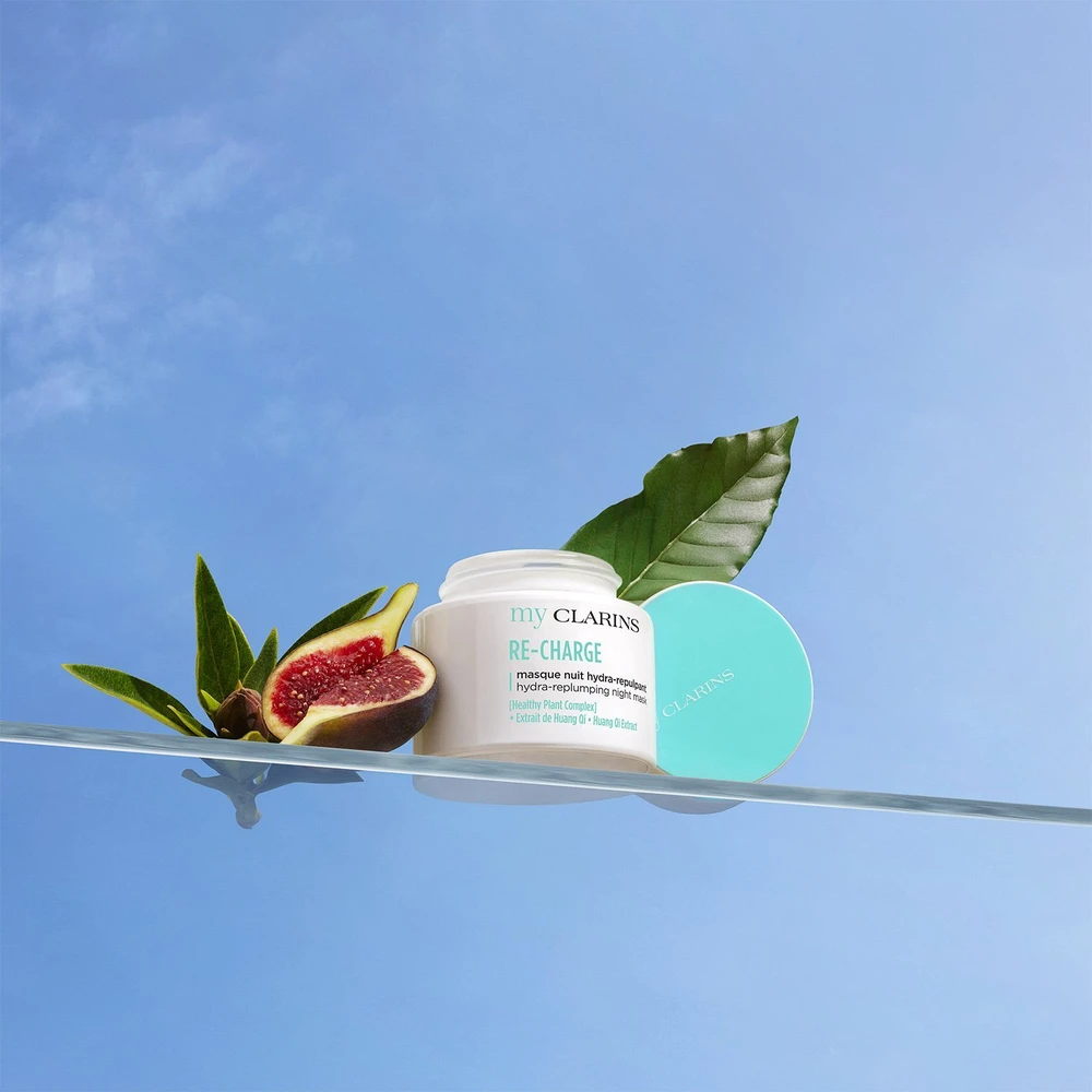 „Clarins Re Charge Hydra-Replumping“ naktinė kaukė, 50 ml