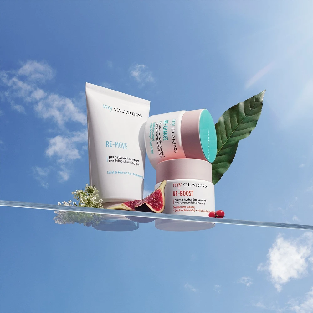 „Clarins Re Charge Hydra-Replumping“ naktinė kaukė, 50 ml