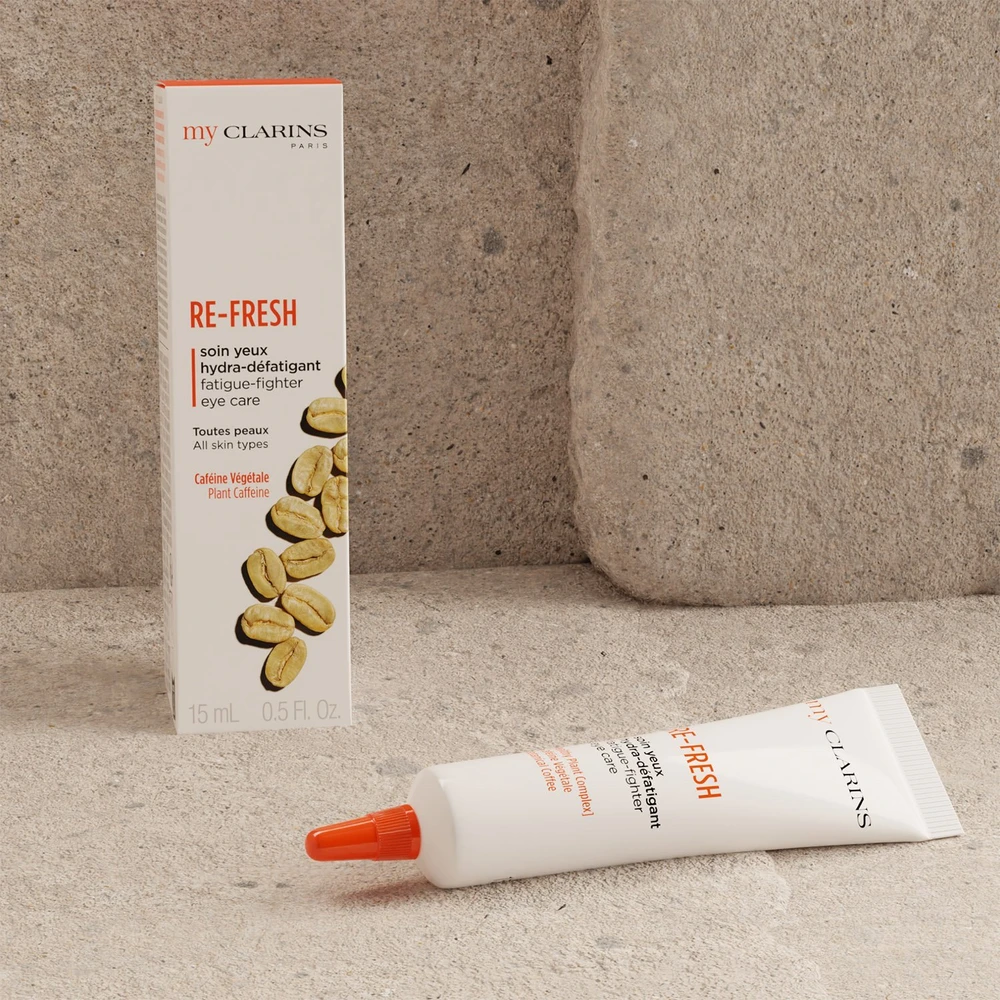 Clarins My Clarins Re-Fresh Fatique-Fighter Eye Care nuovargio požymius mažinantis gelis paakiams, 15 ml