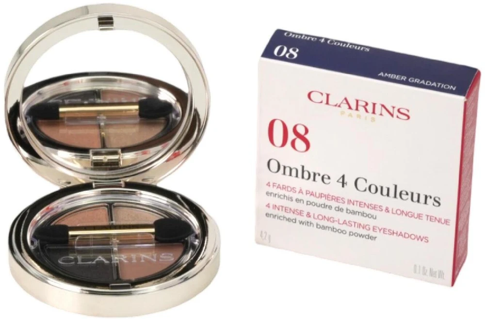„Clarins Ombre“ 4 spalvų akių šešėlių paletė 08 4 atspalviai, 4 g