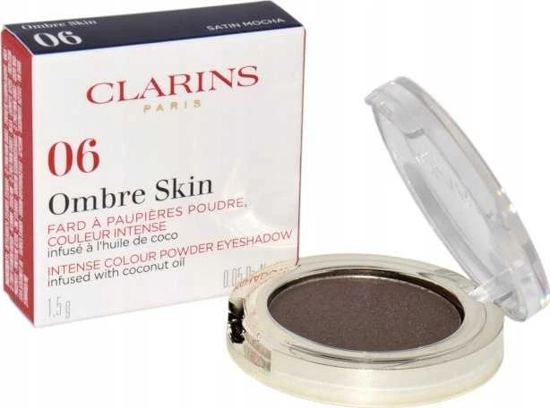 „Clarins Ombre Skin“ kompaktiški akių šešėliai, 06 Satin Mocha, 1,5 g