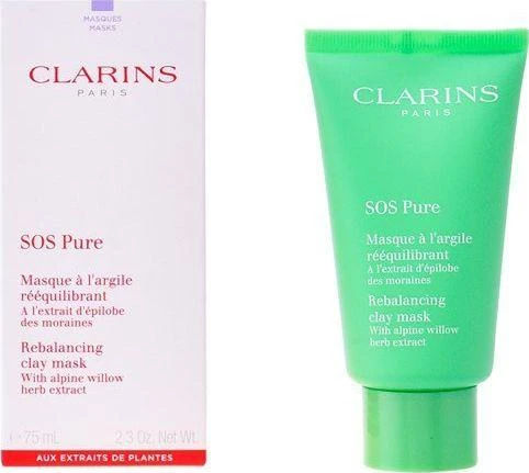Clarins SOS Pure Face Mask moterims, 75 ml