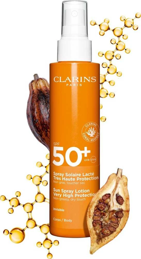 Clarins Milky Sun Purškiklis SPF50+, 150 ml