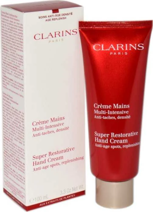 Clarins Intensyvus rankų ir nagų kremas "Super Restorative" (senėjimą stabdantis rankų kremas) 100 ml