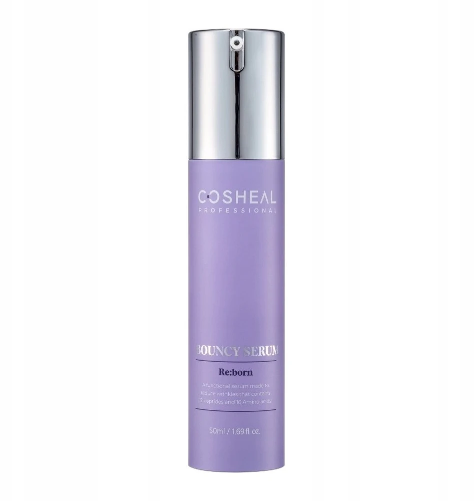 Cosheal Reborn Bouncy drėkinantis, odą stangrinantis ir liftinguojantis dieninis ir naktinis veido serumas, 50 ml