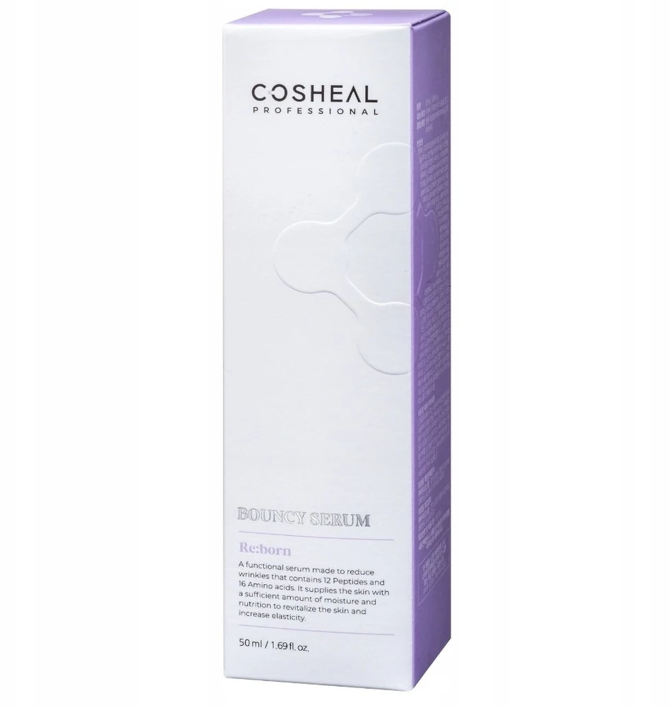 Cosheal Reborn Bouncy drėkinantis, odą stangrinantis ir liftinguojantis dieninis ir naktinis veido serumas, 50 ml