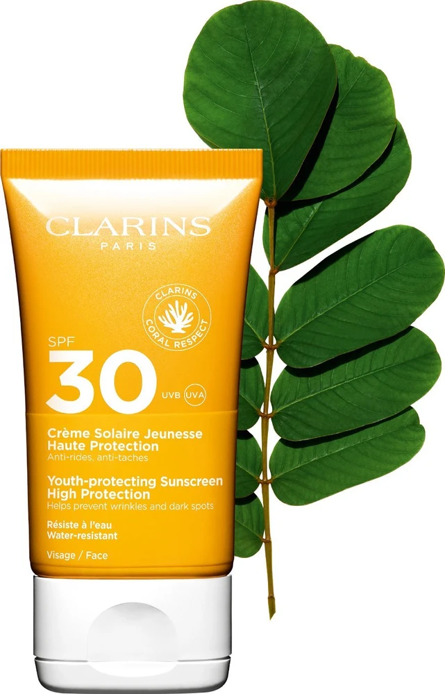 Clarins jaunystę apsaugantis kremas nuo saulės SPF30, 50 ml