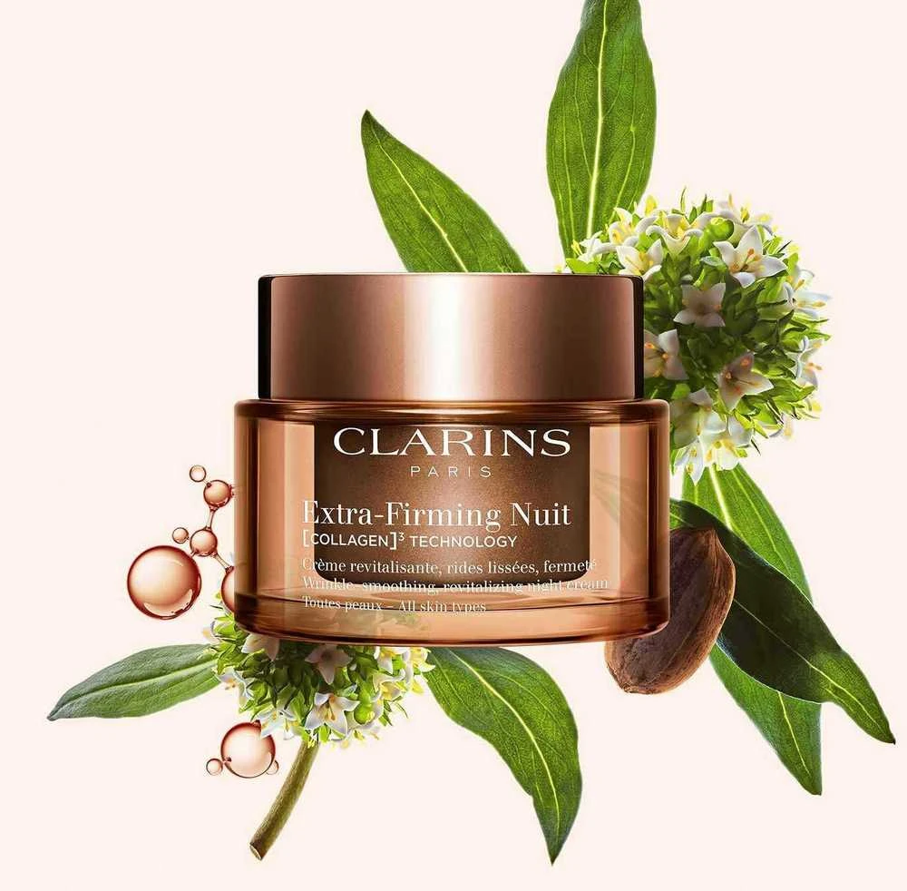 Clarins Extra Firming Night Kreminis, 50 ml