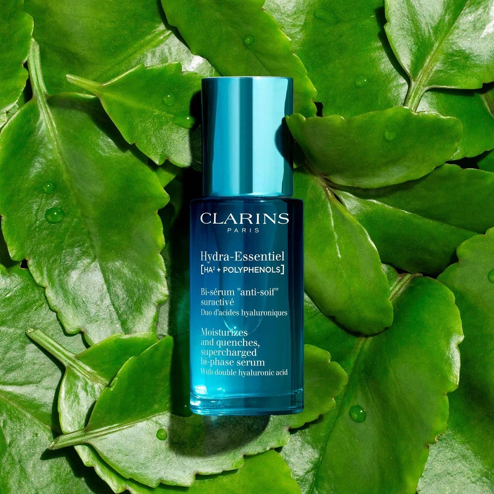 Clarins Hydra-Essentiel Bi-Phase Serum drėkinamasis veido serumas, 30 ml