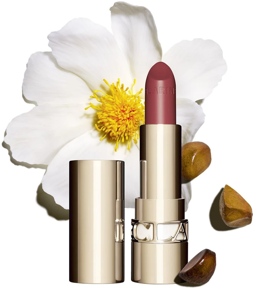 Clarins Joli Rouge Satin lūpų dažai #732 Grenadine/Su kamelijų aliejumi, 3,5 g