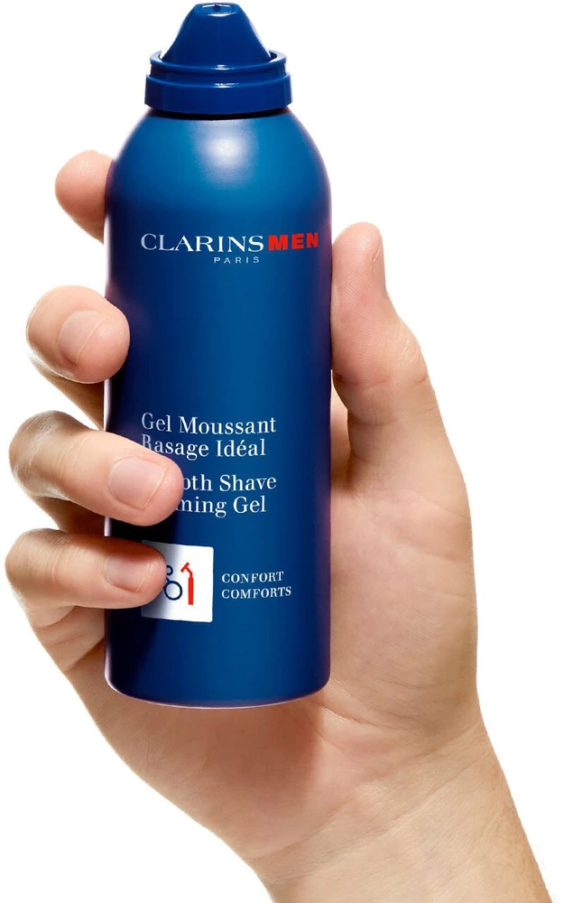 Clarins Men Smooth Shave Foaming Gel skutimosi putos vyrams, 150 ml